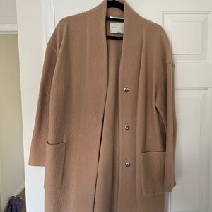 Babaton Camel Wool Blend Coat
